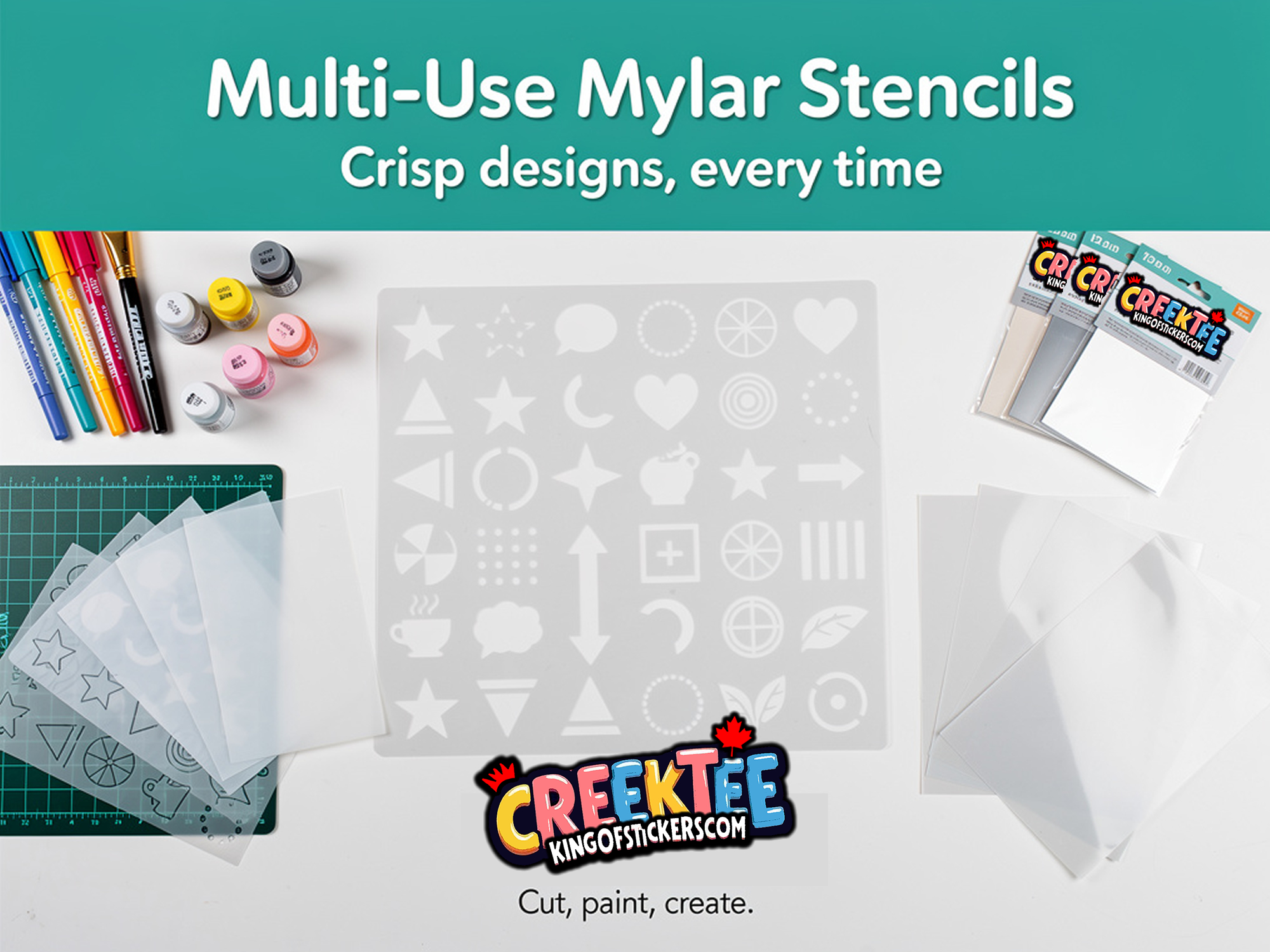 Custom Multi-Use Mylar Stencils